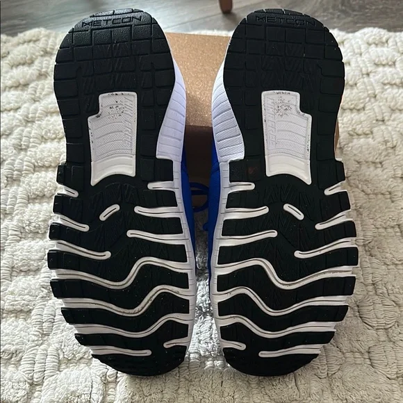 Nike Free Metcon 6 Royal Blue Sneakers with Orange Highlights - Picture 3 of 4